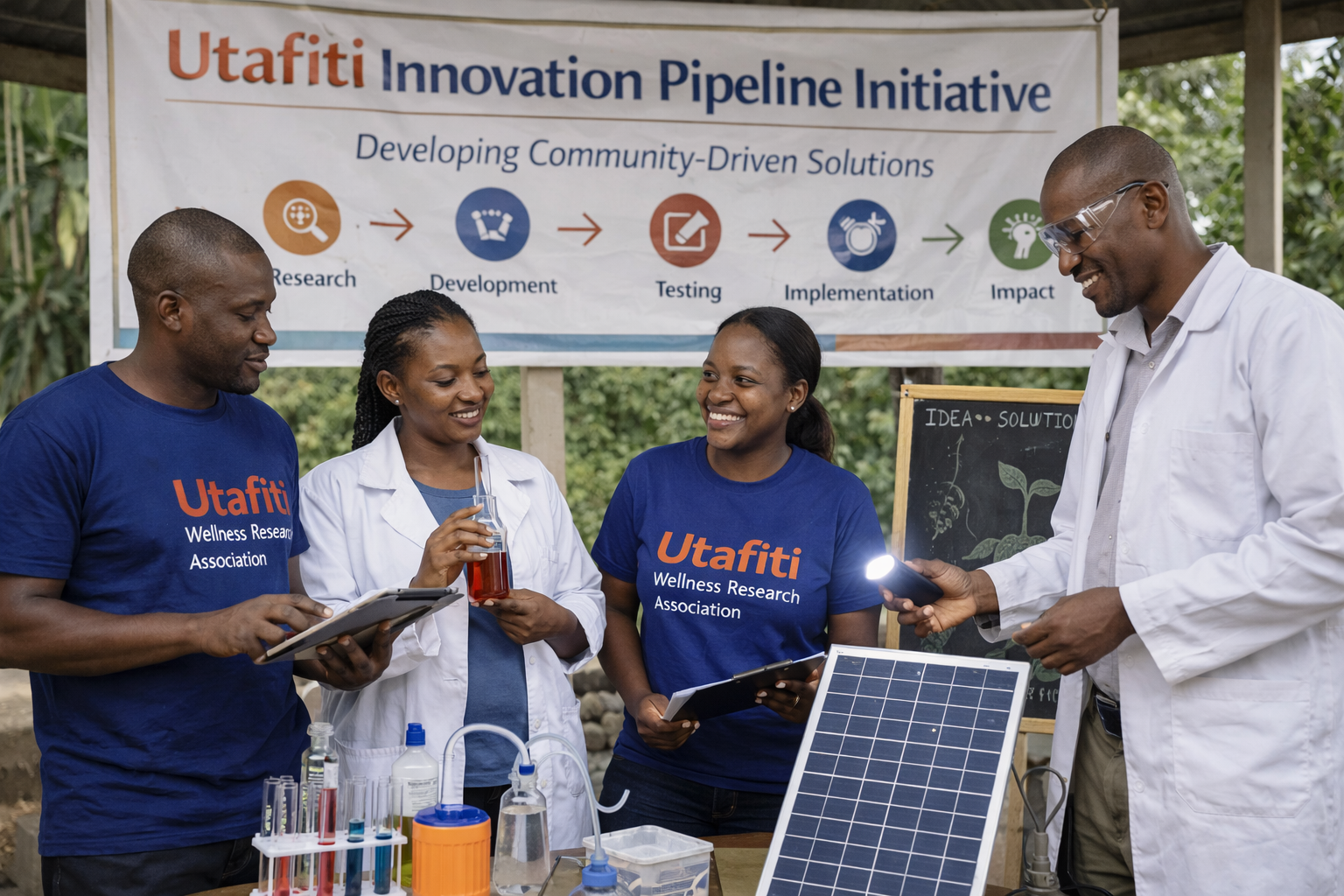 Innovation Pipeline - Diverse innovators working on solutions